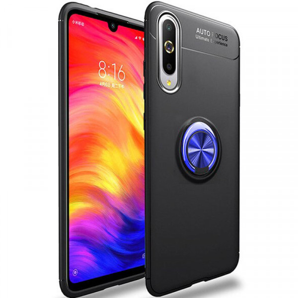 фото Чехол epik deen colorring под магнитный держатель для xiaomi mi 9 se черный / синий