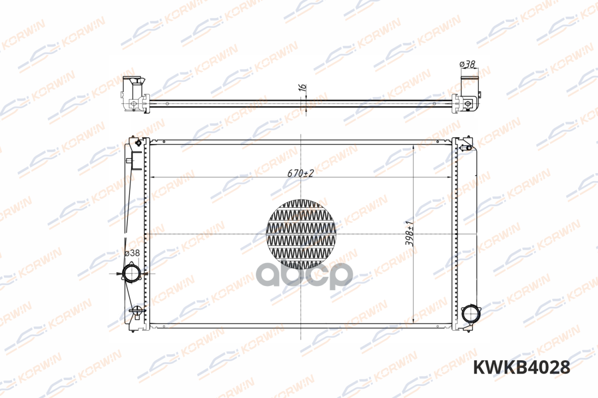 

Радиатор Охлаждения Toyota Rav4 (06-)/Rav4 (13-) 2.0I (Гарантия 2 Года) KORWIN арт. KWKB40