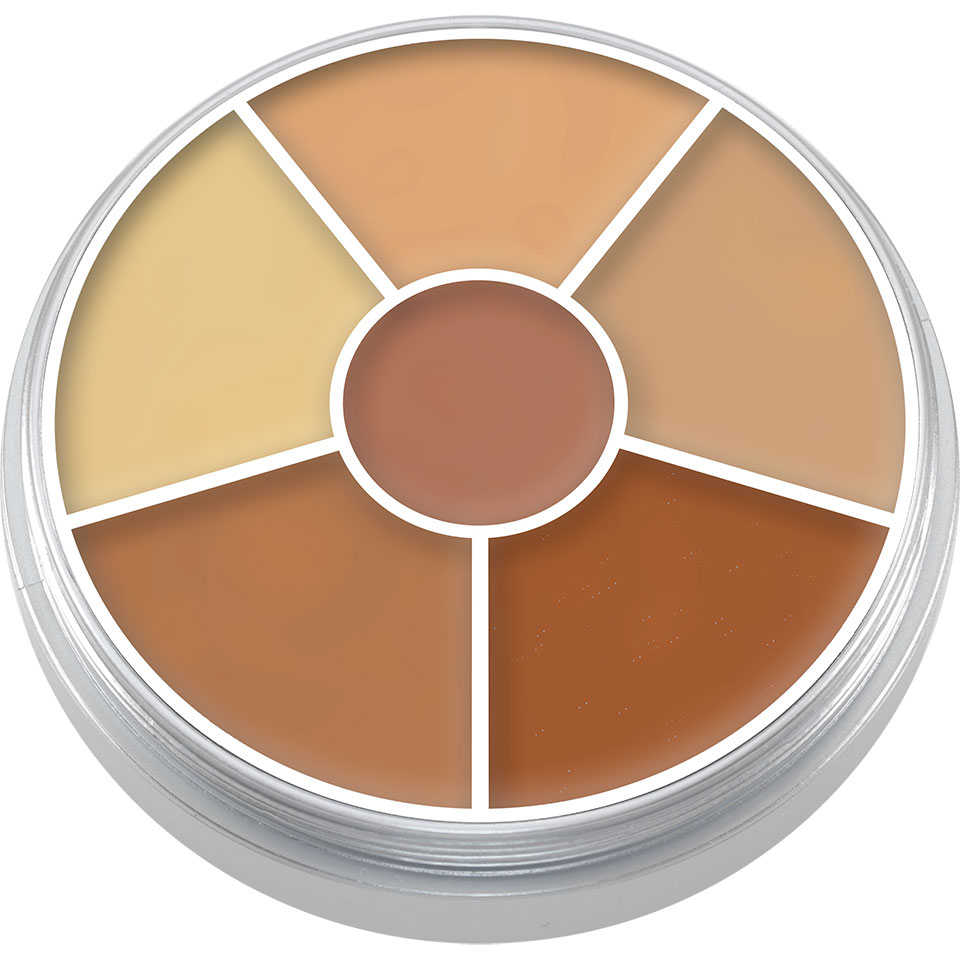 Консилер в круге 6 цв./Concealer Circle 40 гр., Цв: 4/Kryolan/9086-4 colour correct concealer palette палитра консилеров для коррекции а