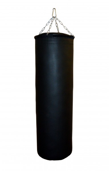 фото Боксерский мешок рокки экокожа 140х40 см черный 60 кг
