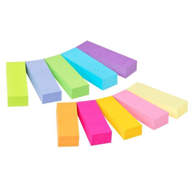 

Закладки для страниц POST-IT, 10 цв.*50 шт., 12,7 мм х 44,5 мм
