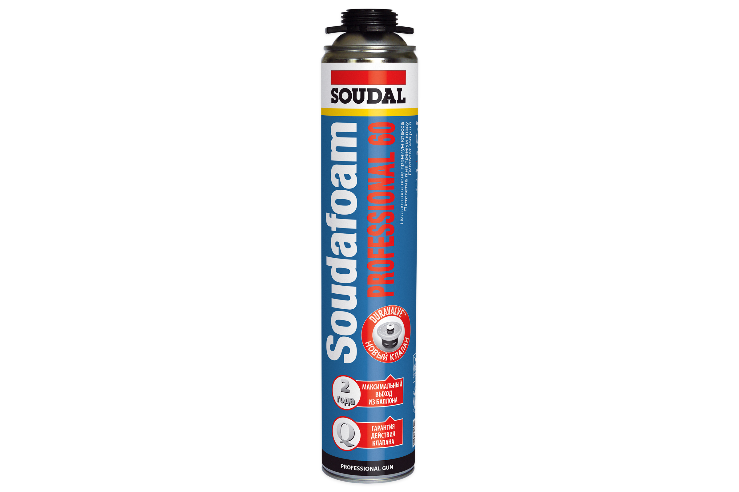 фото Монтажная пена soudafoam professional 60 профессиональная летняя soudal