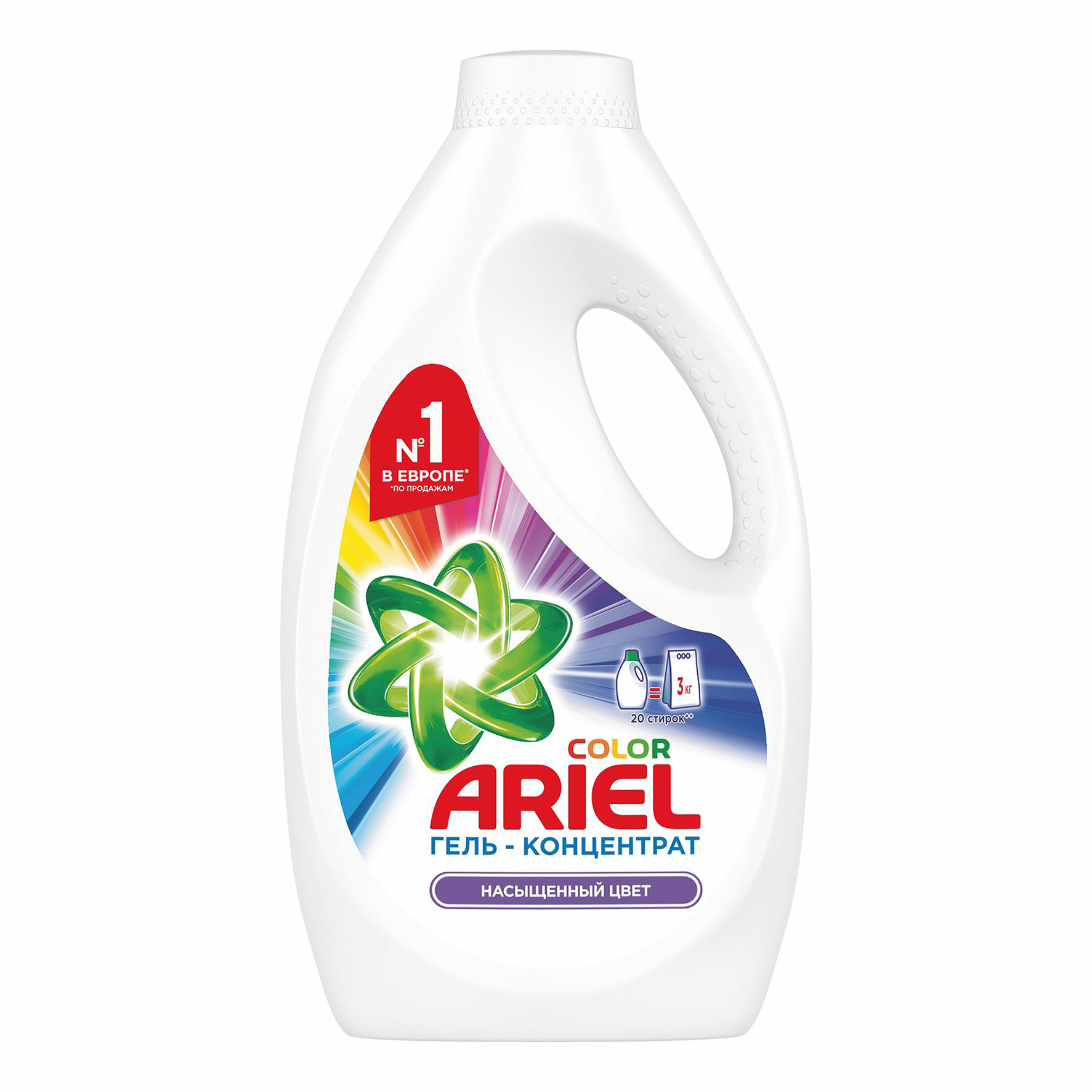 

Гель Ariel Color Насыщенный цвет для цветного белья 20 стирок 1,3 л