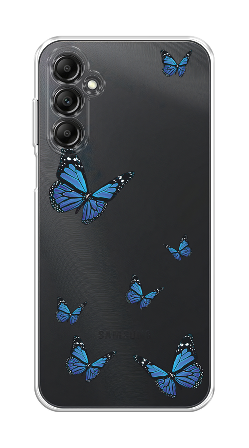 

Чехол на Samsung Galaxy A15 "Blue butterflies", Синий;черный, 2108950-1