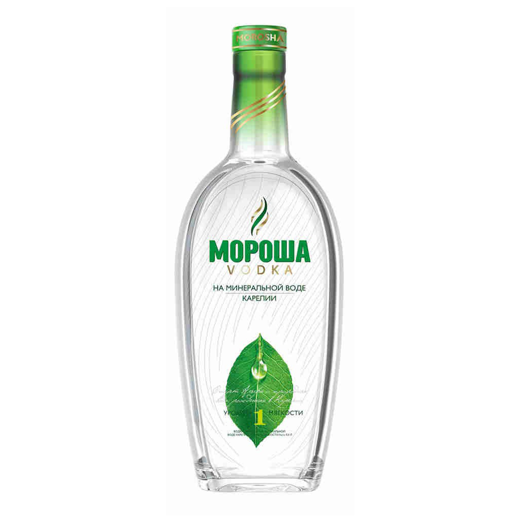 

Водка Мороша уровень мягкости № 1 40% 0,5 л