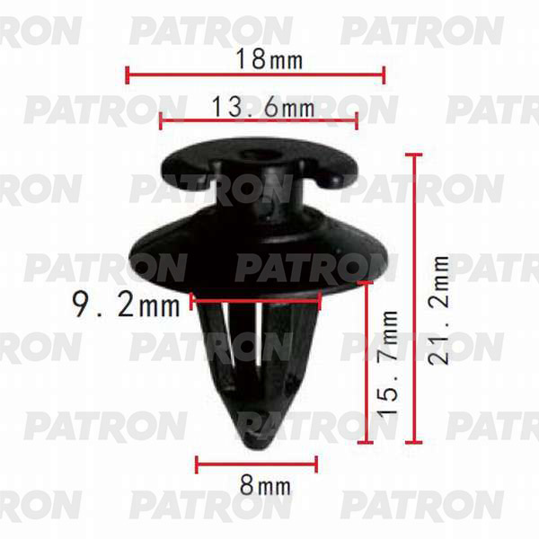 

Клипса Автомобильная PATRON P370249