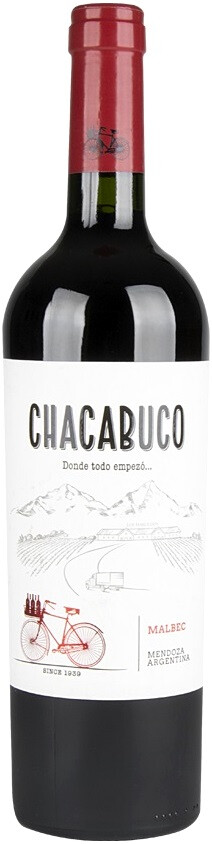 

Вино Chacabuco Malbec красное сухое 1,5 л Аргентина