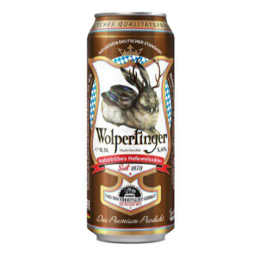 

Пиво Wolpertinger Naturtrubes Hefeweissbier н/ф пастеризованное светлое 5,4% 0,5л