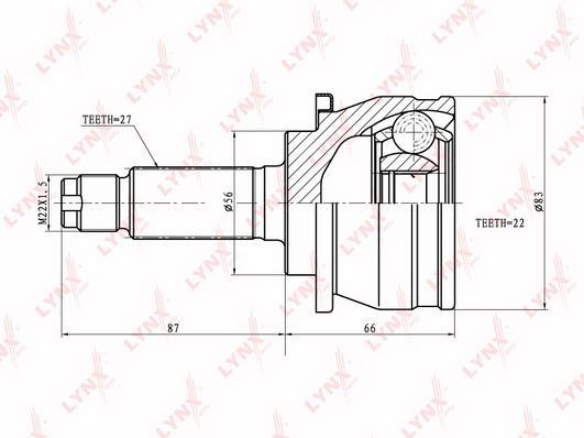 

Шрус Наружный Подходит Для Subaru Forester 2.0-2.0T 97-02/Legacy 1.8-2.0 94/2.0-2.2 94-99/