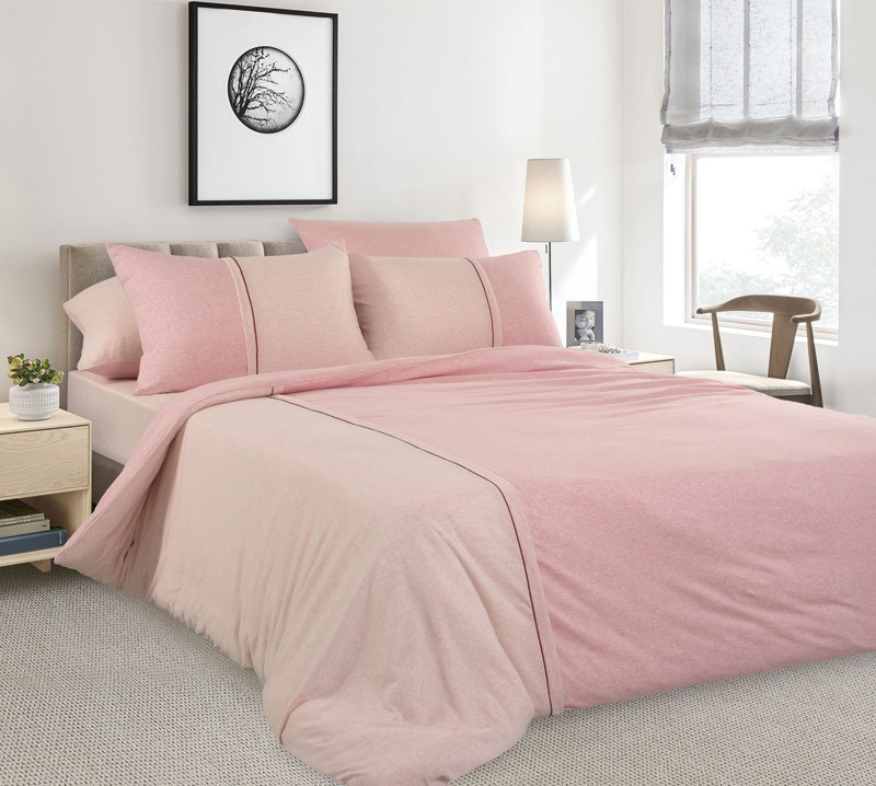 

Comfort Life 1560ТМ01802 Ягодный Постельное белье 1,5 спал трикотаж МЕЛАНЖ арт 1560ТМ Трик
