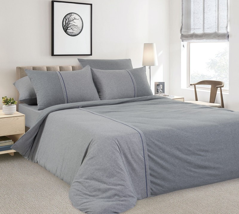 

Comfort Life 1560ТМ01273э Эрл грей Постельное белье 1,5 спал трикотаж МЕЛАНЖ арт 1560ТМ Тр