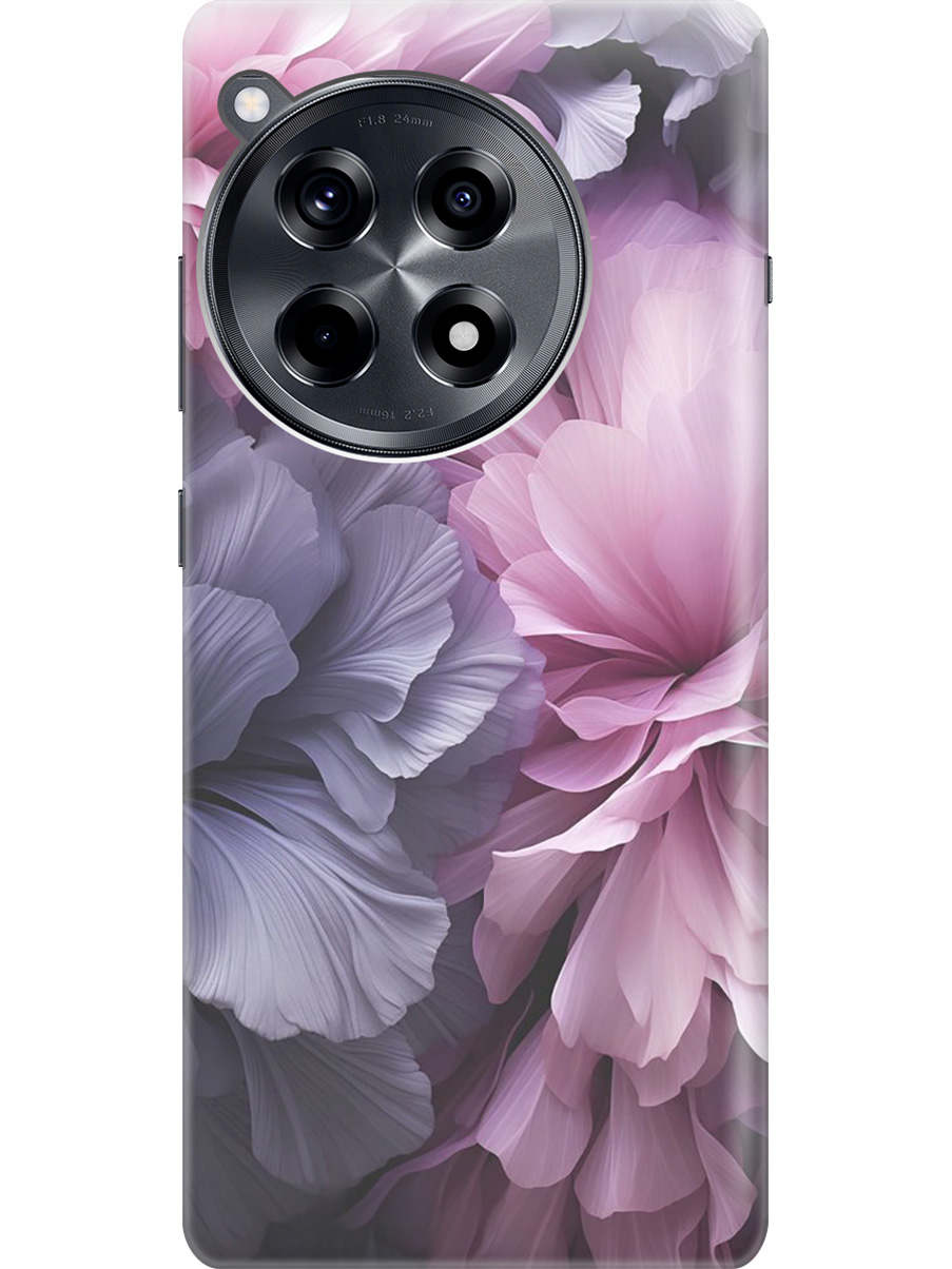 

Силиконовый чехол на OnePlus 12R с рисунком "Розово-фиолетовые цветы", Розовый;фиолетовый, 20012110