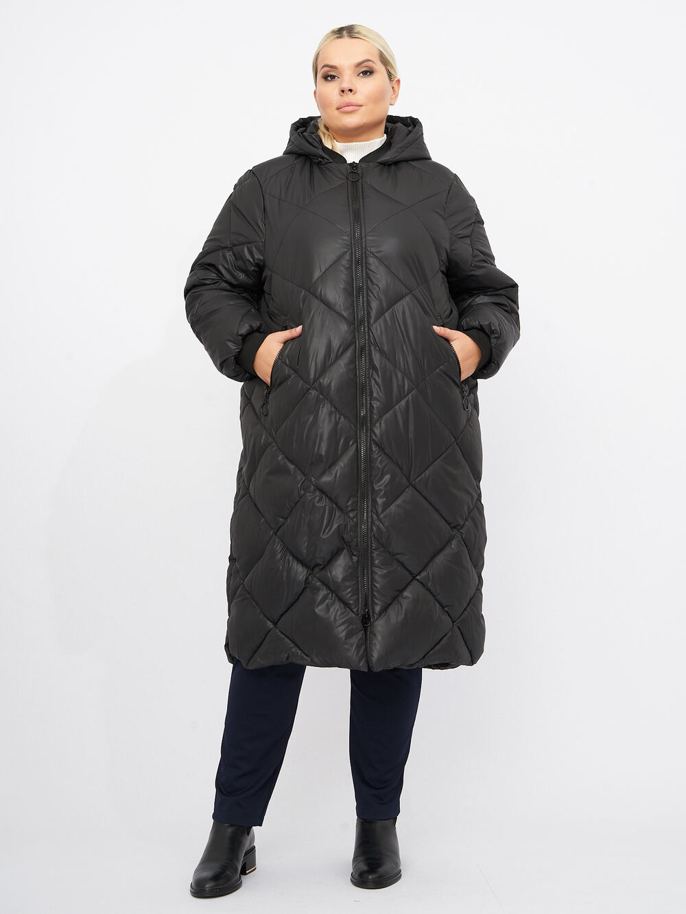 

Пальто женское ARTESSA PL25233BLK01 черное 56-58 RU, PL25233BLK01