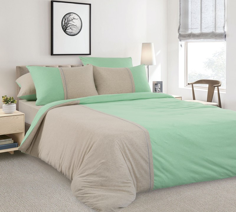 

Comfort Life 4562ТМ019821 Мелисса Постельное белье Евро трикотаж МЕЛАНЖ арт 4562ТМ Трикота