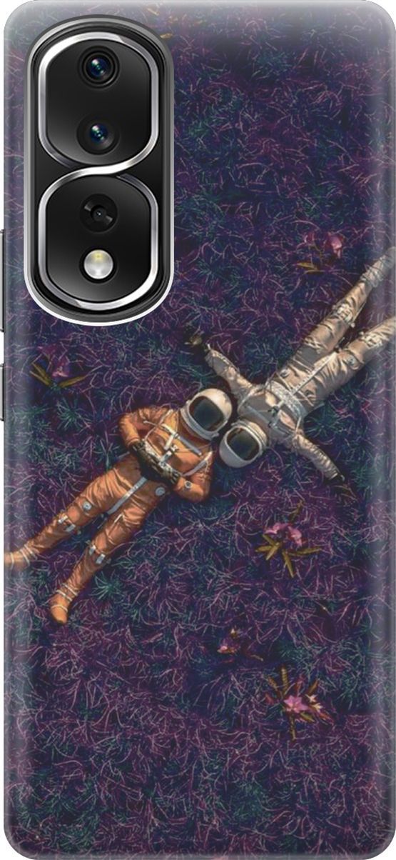 Силиконовый чехол на Honor 80 Pro с принтом 
