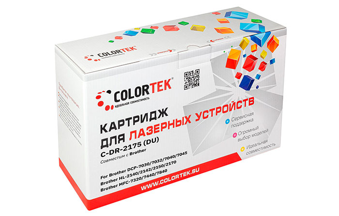 фото Фотобарабан colortek c-dr-2175 черный, совместимый