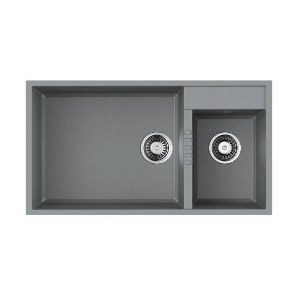 

Кухонная мойка Omoikiri Tedori 85-2-U-GR Leningrad grey, Tedori 2