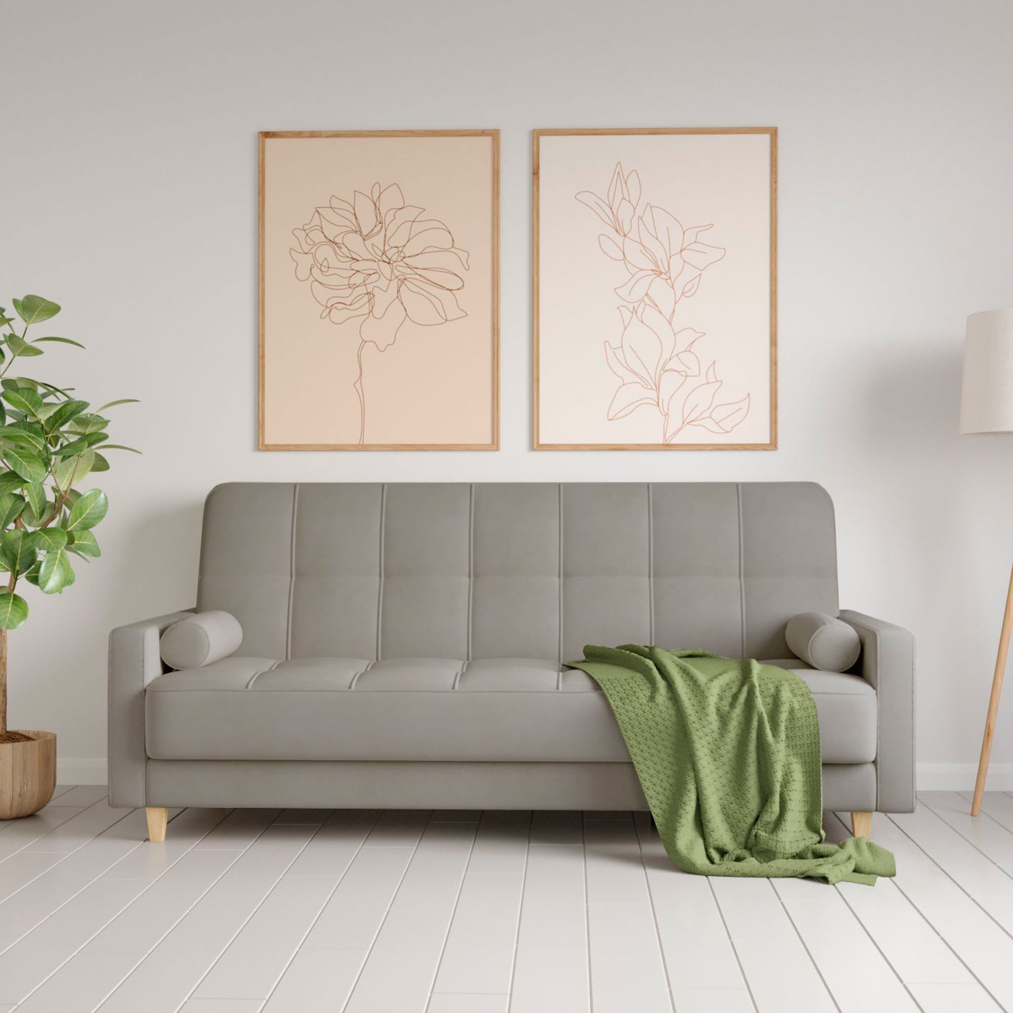 Диван-кровать Армос Oliver Teddy 024, 218x95 велюр