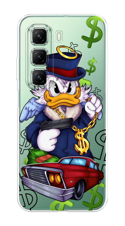 

Чехол на Infinix Hot 50 4G "Scrooge McDuck with a Gold Chain", Красный;синий;белый, 3106550-1