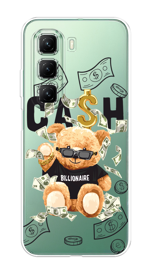 

Чехол на Infinix Hot 50 4G "Big cash", Черный;серый;бежевый, 3106550-1