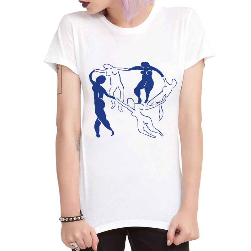 

Футболка женская Dream Shirts Анри Матисс 88964211 белая 2XL, Анри Матисс 88964211