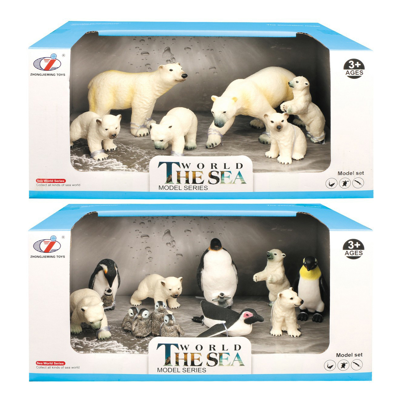 Игровой набор Zhongjieming Toys Арктические животные ассортименте