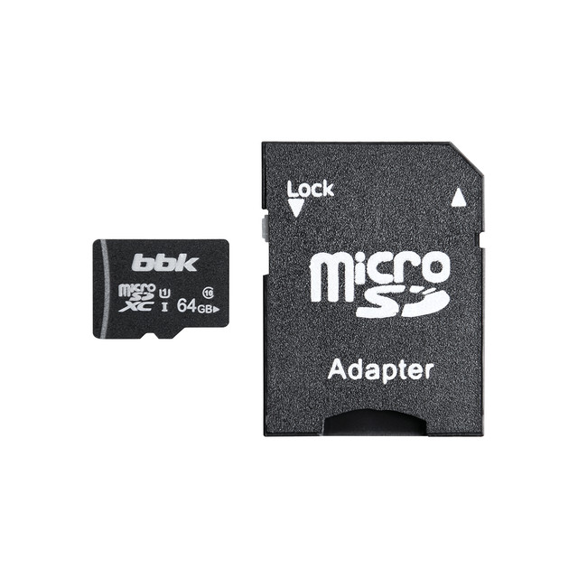 Карта памяти BBK Micro SDXC 64Гб (064GXCU1C10A)