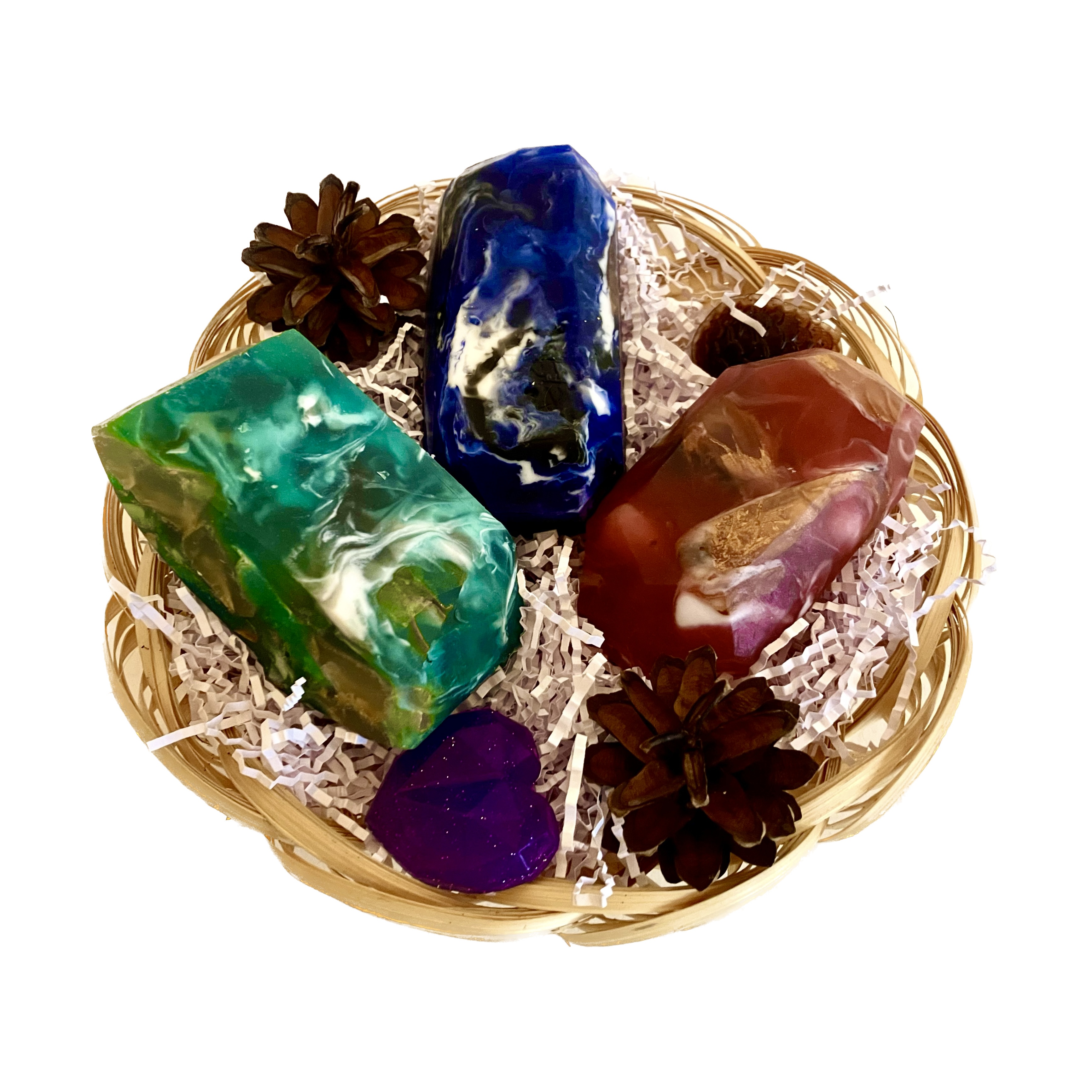 Набор мыла ручной работы Fresh&Natural Драгоценные камни 5 шт brocard gems collection lilac mist драгоценные камни сиреневый туман 50