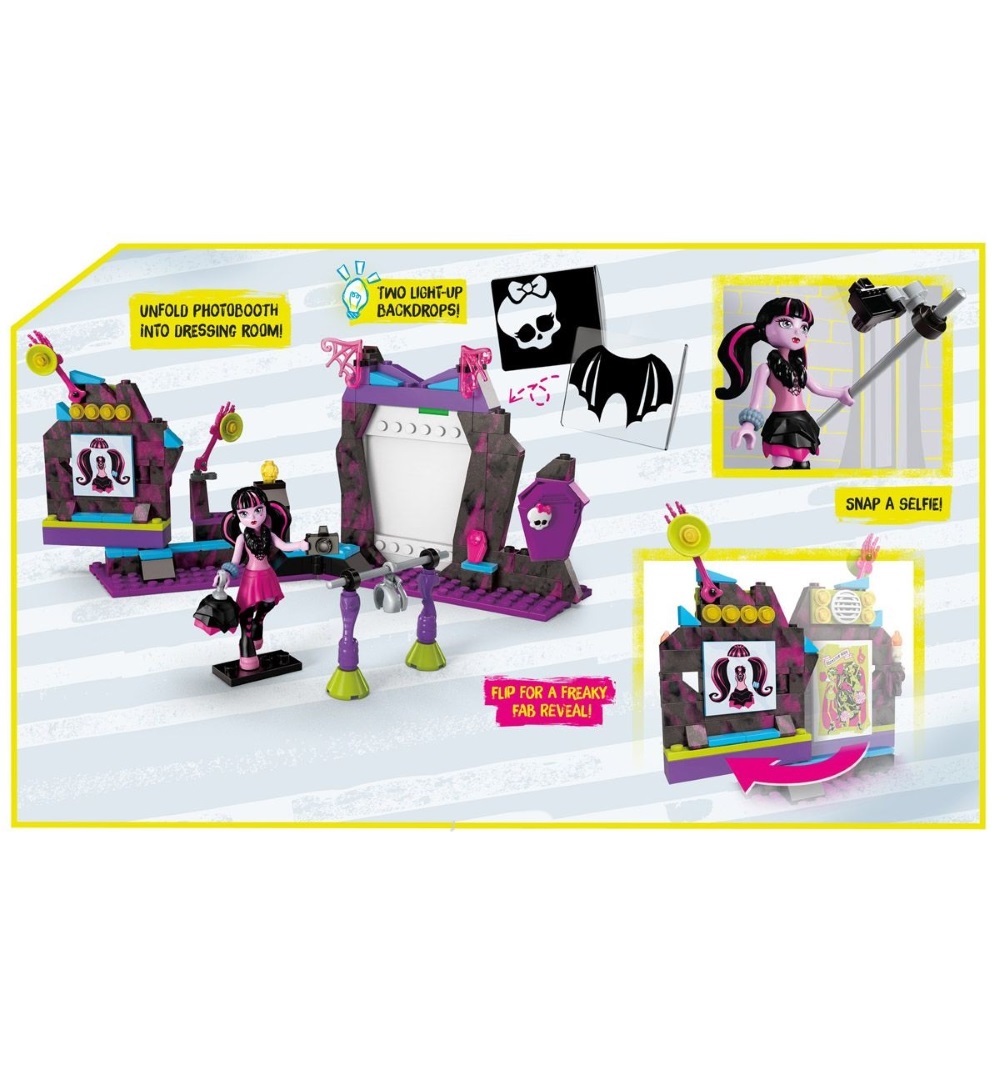 

Конструктор Mega Bloks Monster High Фантастический фото день, 164 дет.