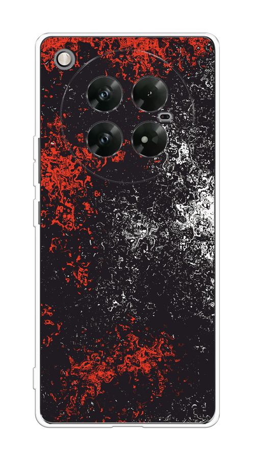 

Чехол на Infinix Zero 40 5G "Монотипия", Красный;черный;белый, 3106650-1