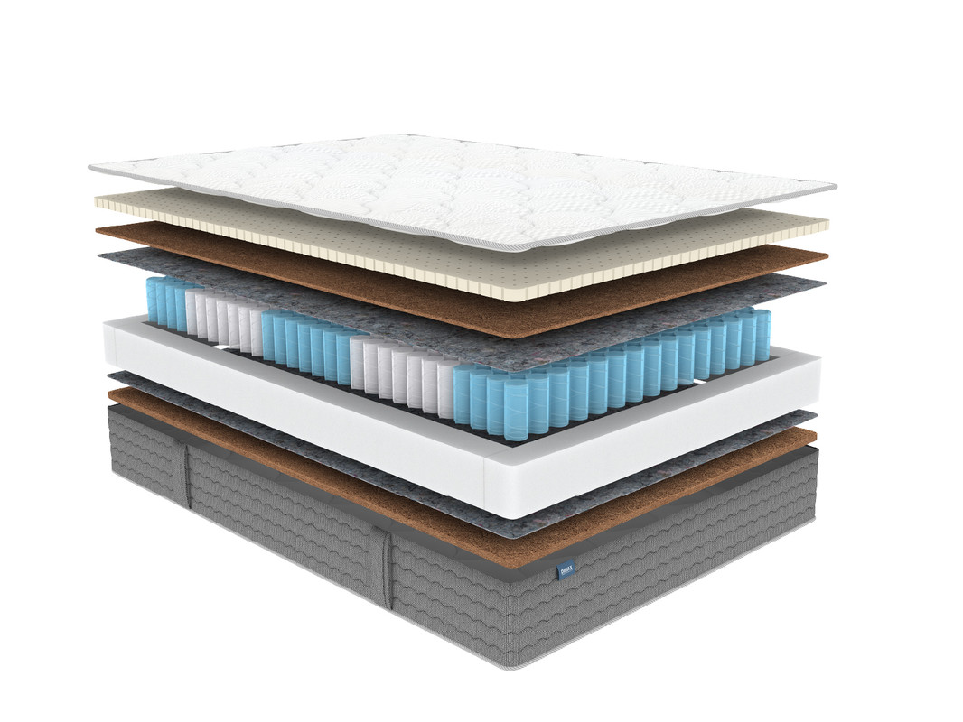 

Матрас Dimax ОК Медиум Хард 120х200, Белый;серый, Медиум Хард