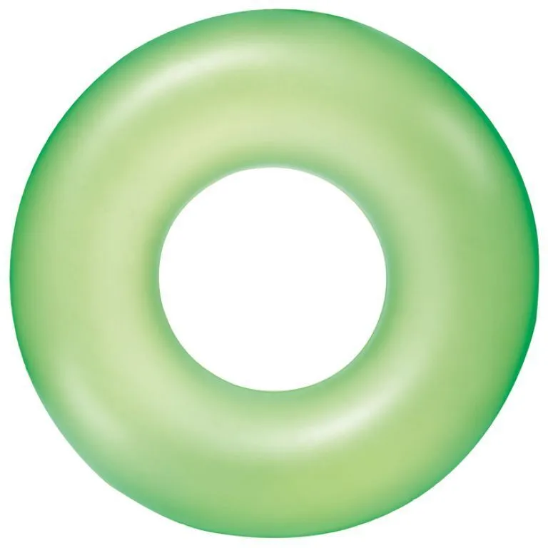 Круг надувной Intex Неон 91 см, от 9 лет, зеленый, 59262 круг надувной 147х107х79 см intex русалка от 9 лет 56258eu