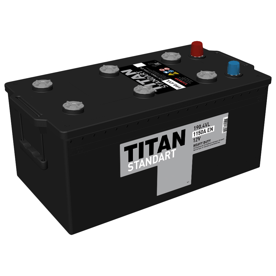 

Аккумулятор TITAN STANDART 190 euro 1150А 513х223х217