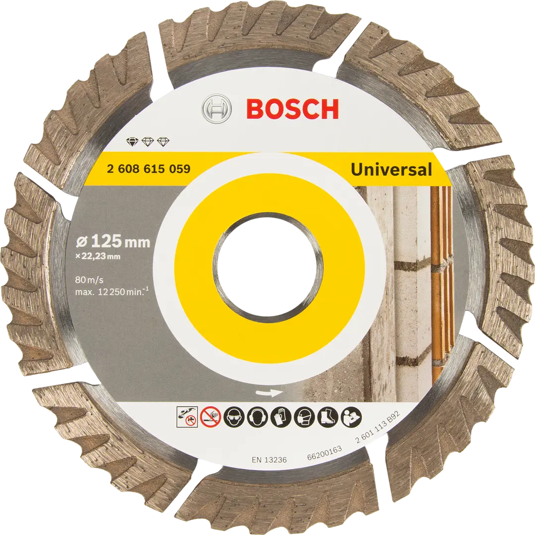 Диск отрезной универсальный Bosch Stf Universal 125x22 мм 540₽