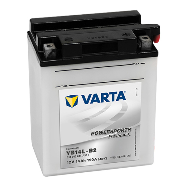 фото Аккумулятор varta powersports freshpack yb14l-b2