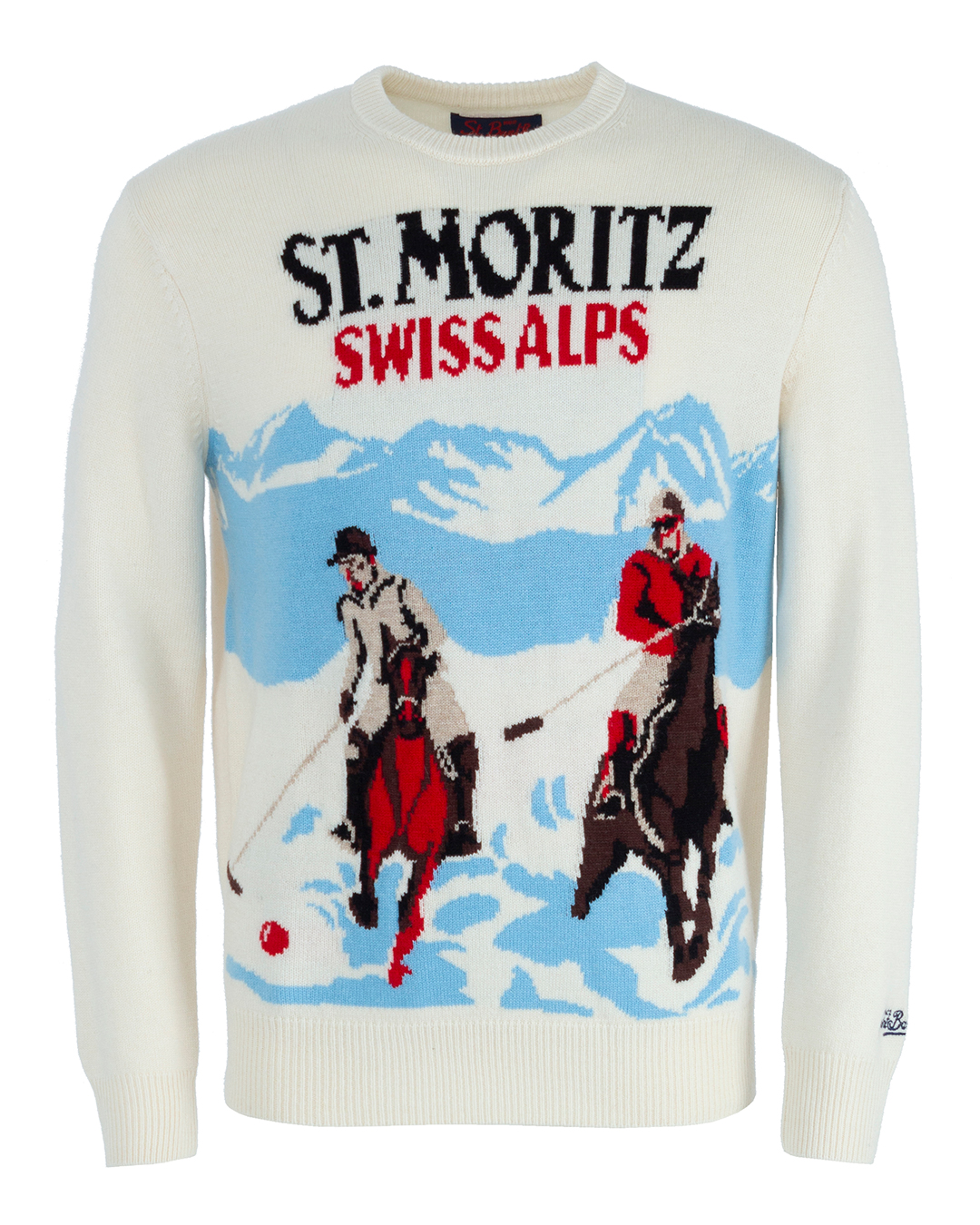 

Джемпер мужской MC2 Saint Barth HERON.ST HORSE 10 белый L, HERON.ST HORSE 10