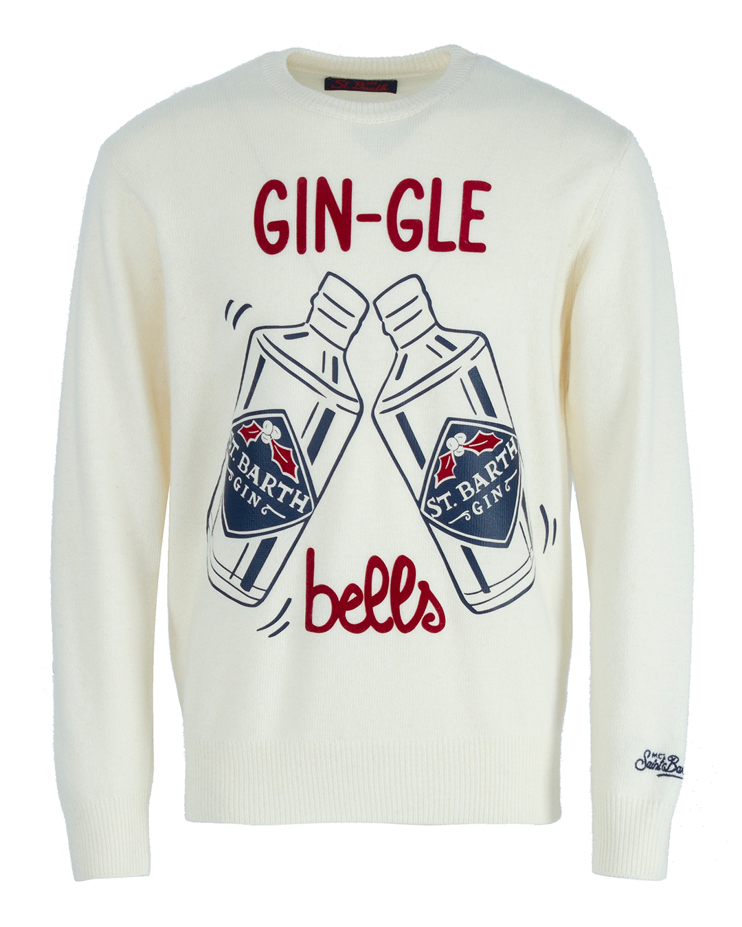 

Джемпер мужской MC2 Saint Barth HERON.GIN GLE 10 белый L, HERON.GIN GLE 10