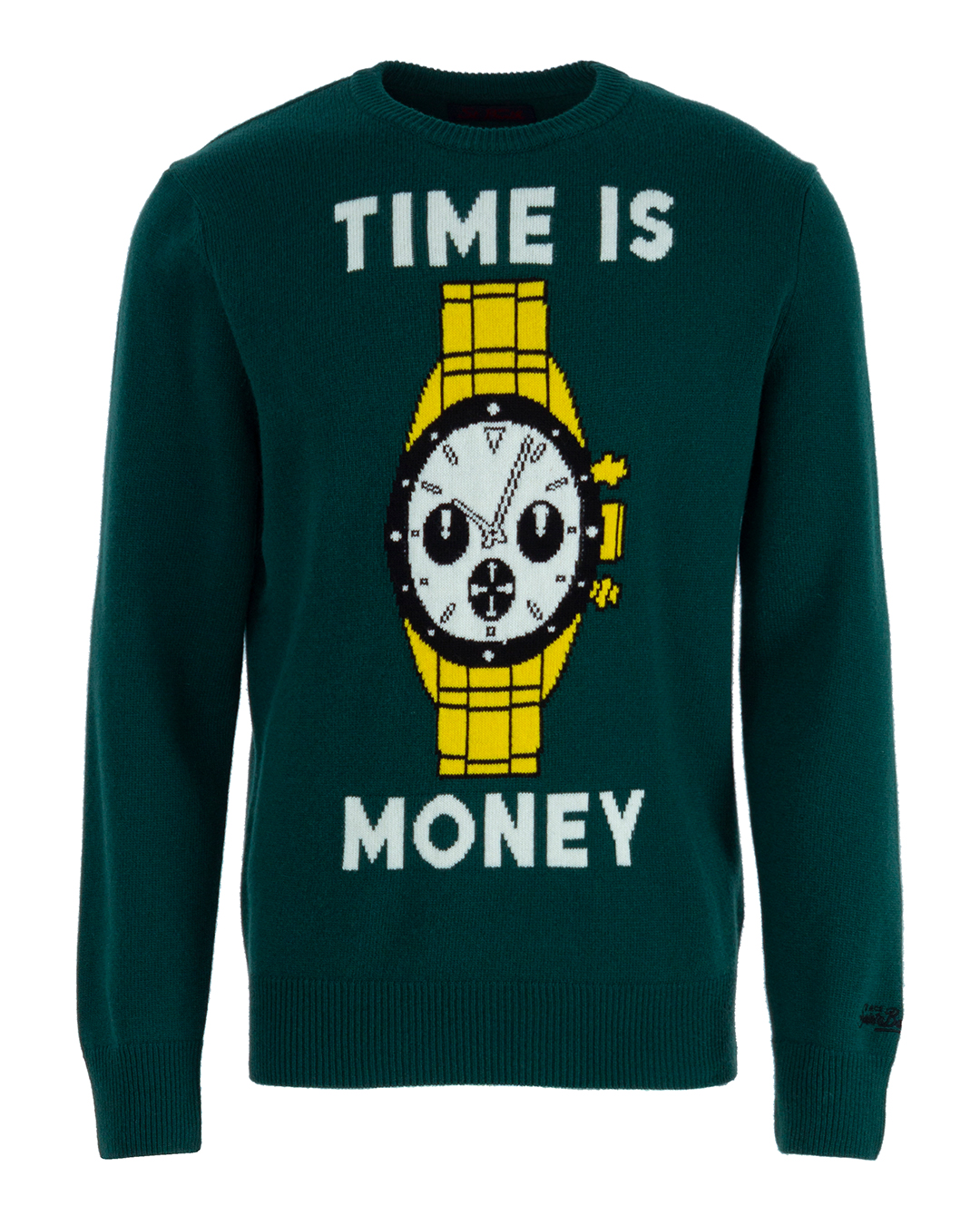 

Джемпер мужской MC2 Saint Barth HERON.TIME MONEY 51 зеленый 2XL, HERON.TIME MONEY 51