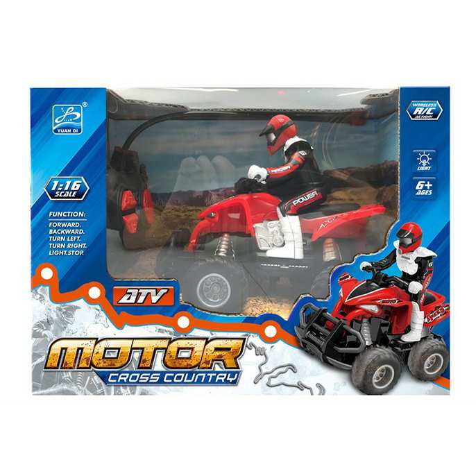 

Квадроцикл Yuan Di электрический на радиоуправлении 15 см в ассортименте (цвет по наличию)