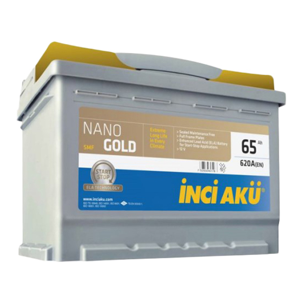 фото Аккумулятор inci aku nanogold efb 65r 620a 232x173x225