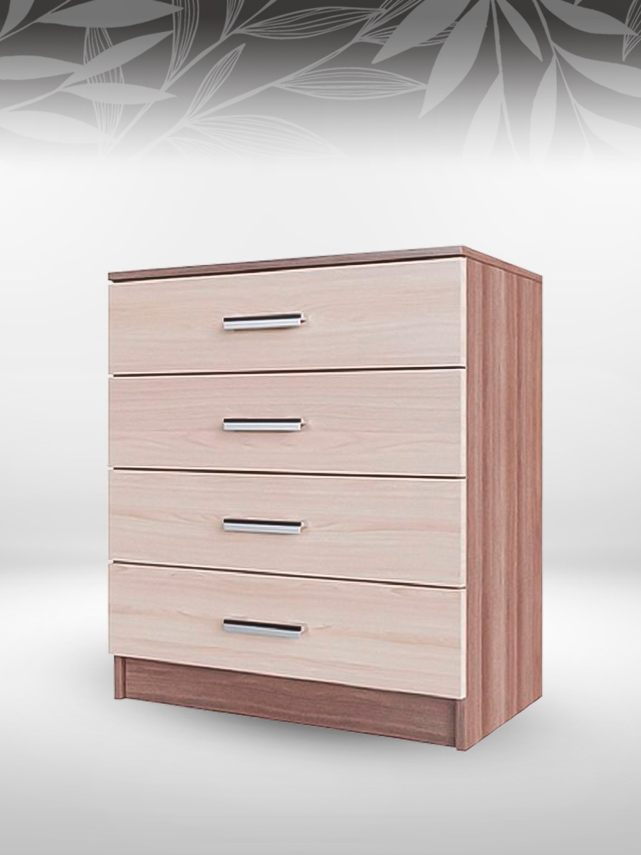 

Комод Стендмебель Гармония км 601, 483044, ясень шимо темный/светлый, км 601