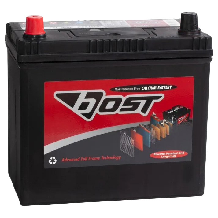 Аккумулятор BOST 70B24R (55L 480A 236x128x220)