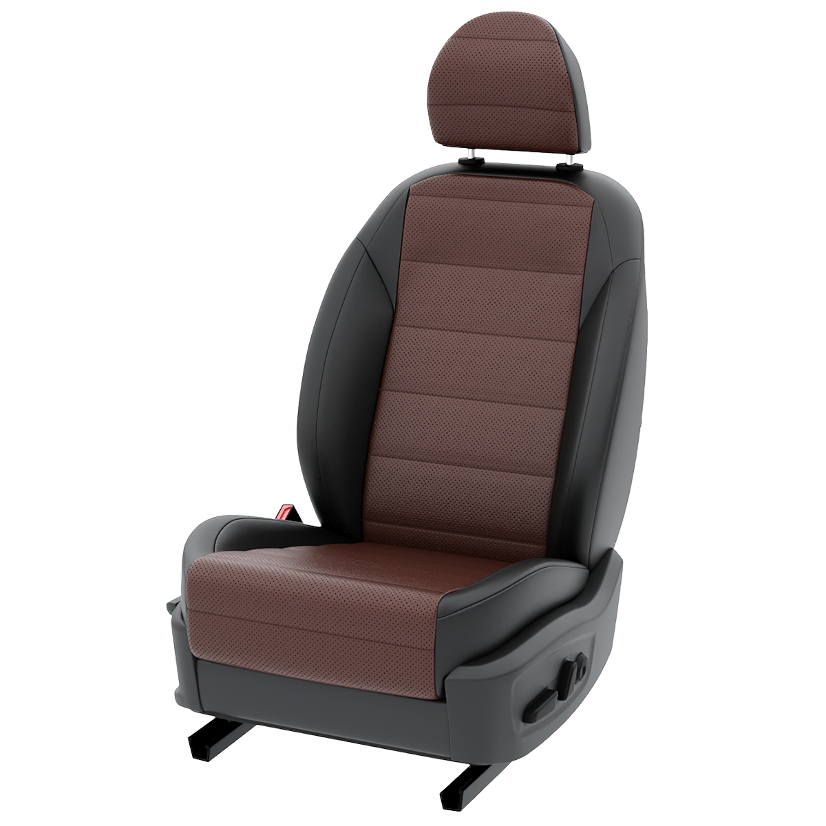 

Чехлы на сиденья Автолето для Тойота Лэнд Крузер Прадо коричневый черный экокожа LA229C150, 783