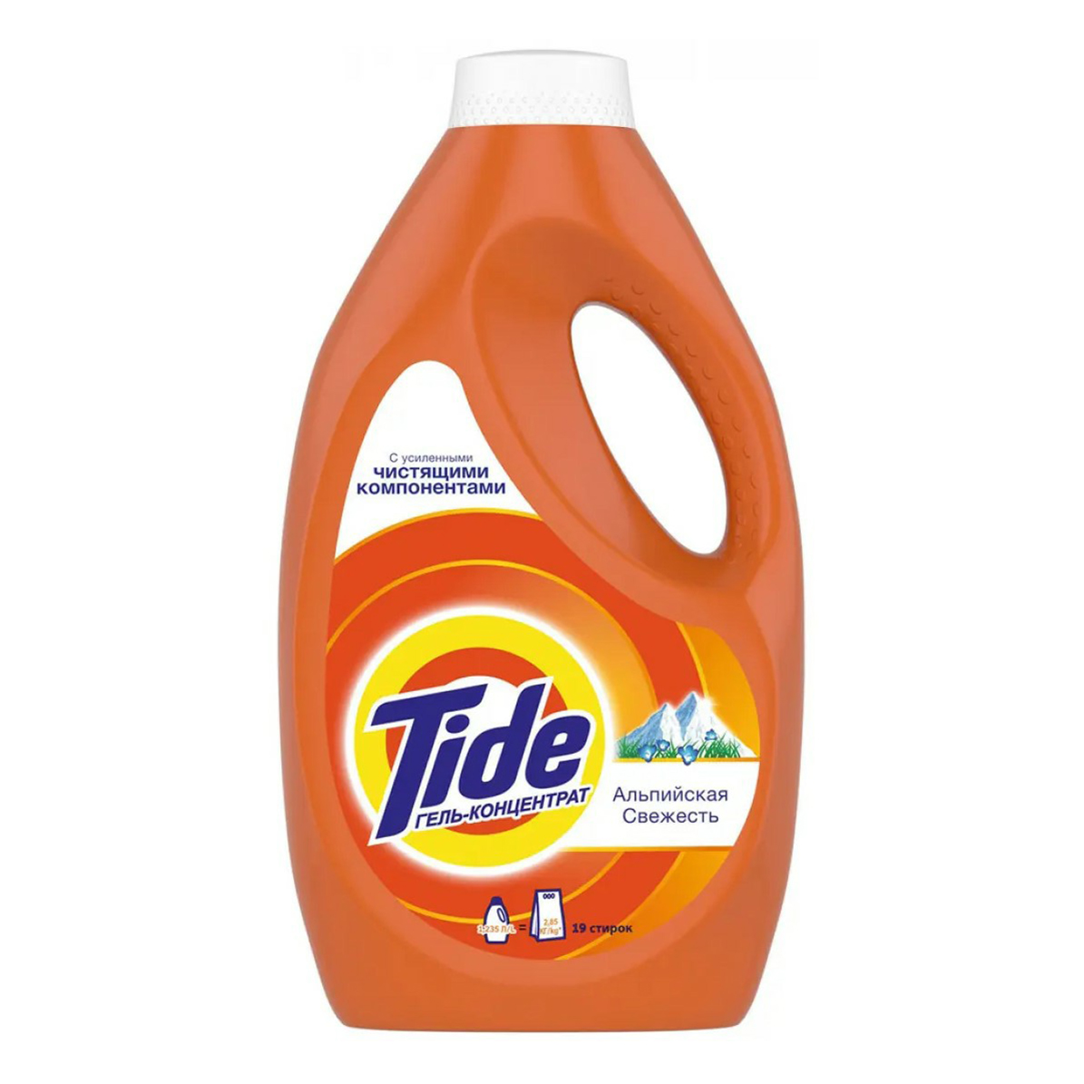 

Гель Tide Альпийская свежесть для цветного и белого белья 1,235 л