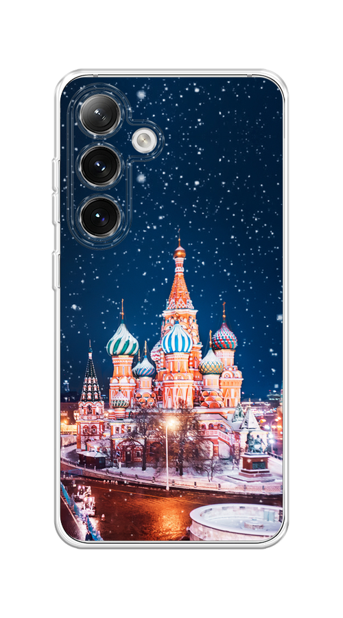 

Чехол на Samsung Galaxy S24 "Москва 1", Коричневый;синий;белый, 2109050-1
