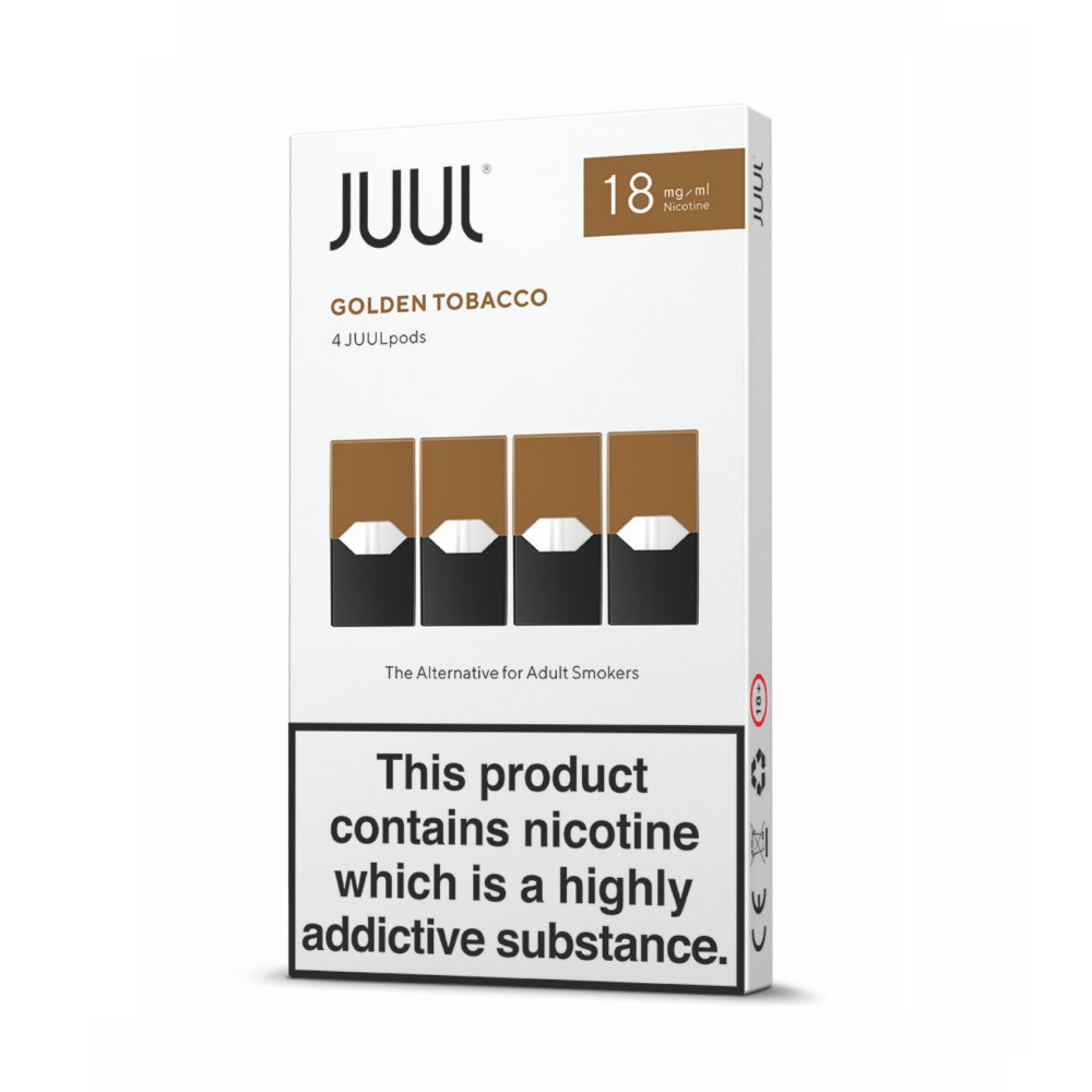 

Картридж Juul Golden Tobacco x4 (18 мг), 18 мг