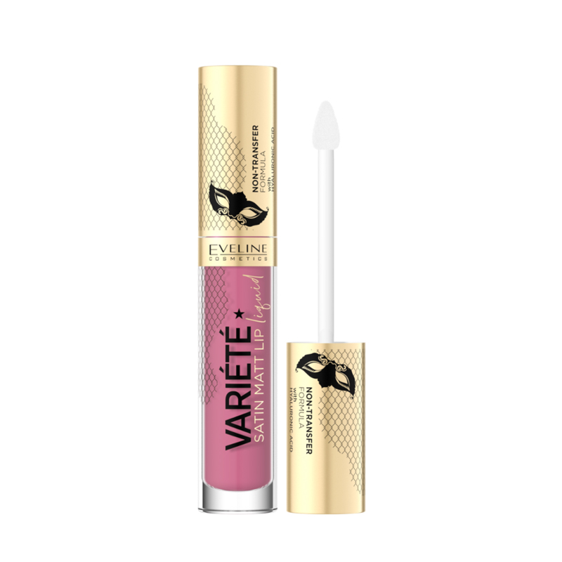 Помада для губ жидкая матовая Eveline Cosmetics Variete Perfect Matte Lip Ink т.14 пленка для ов матовая тишью 20 микрон 58х58см розовый