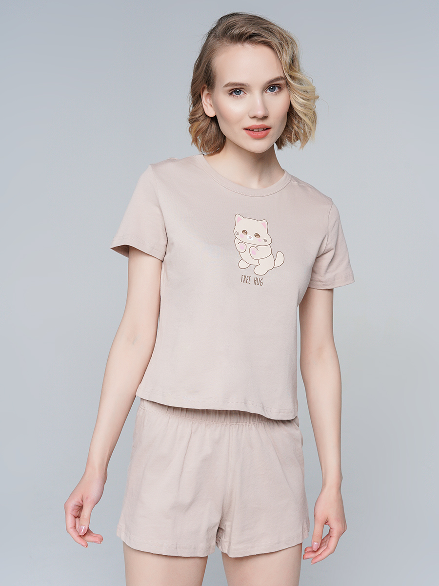 

Пижама женская ТВОЕ 88569 бежевая XS, 88569