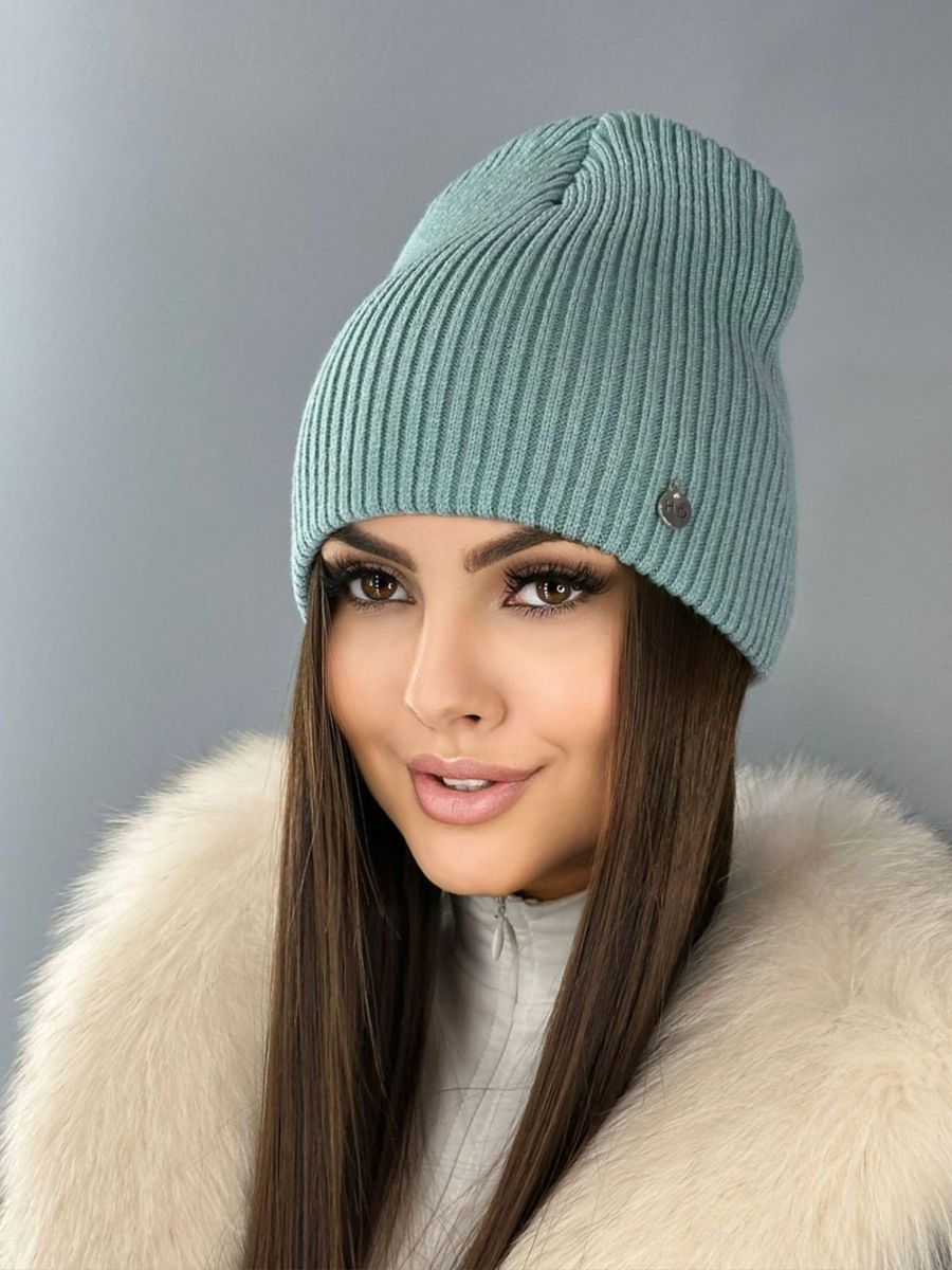 Шапка женская Louren Wilton Ш-2023-1 аквамариновая one size