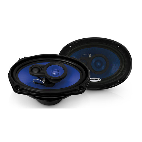 Колонки автомобильные SOUNDMAX SM-CSE693, 15x23 см (6x9 дюйм.), комплект 2 шт.